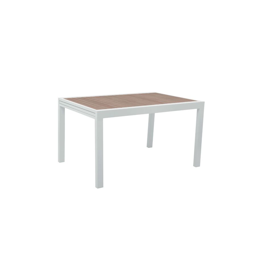 Mesa de jardín extensible de aluminio Anafe 135/270x90x75cm