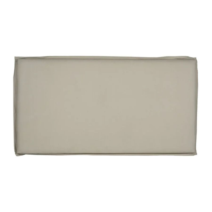 Cabecero tapizado desenfundable beige 190x8x100cm
