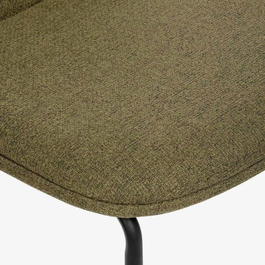 Silla de comedor cedro de tela Eron 