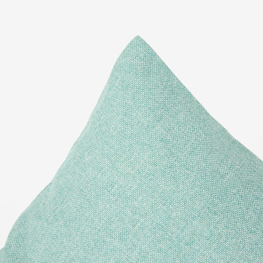 Cojín de exterior verde liso 45x45cm