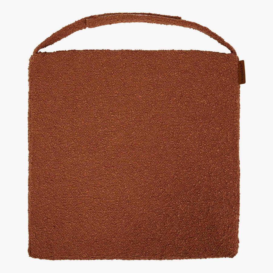 Cojin para silla de jard&iacute;n con velcro caoba Soreya 40x40cm