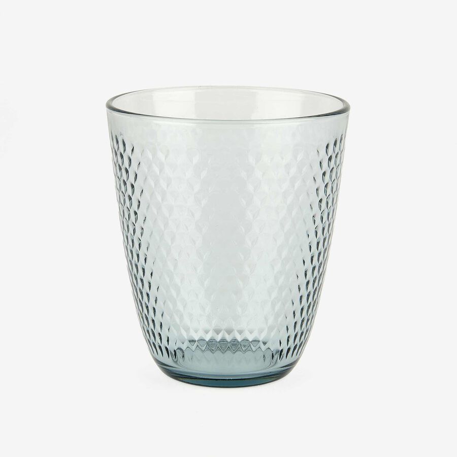 Vaso de vidrio azul Pampille 31cl