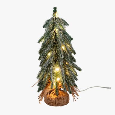 &Aacute;rbol de Navidad decorativo LED 13x27cm