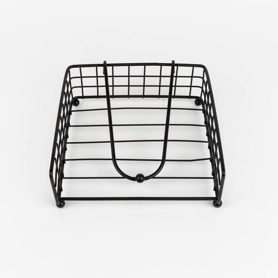 Servilletero acero Preto 19x19x7cm