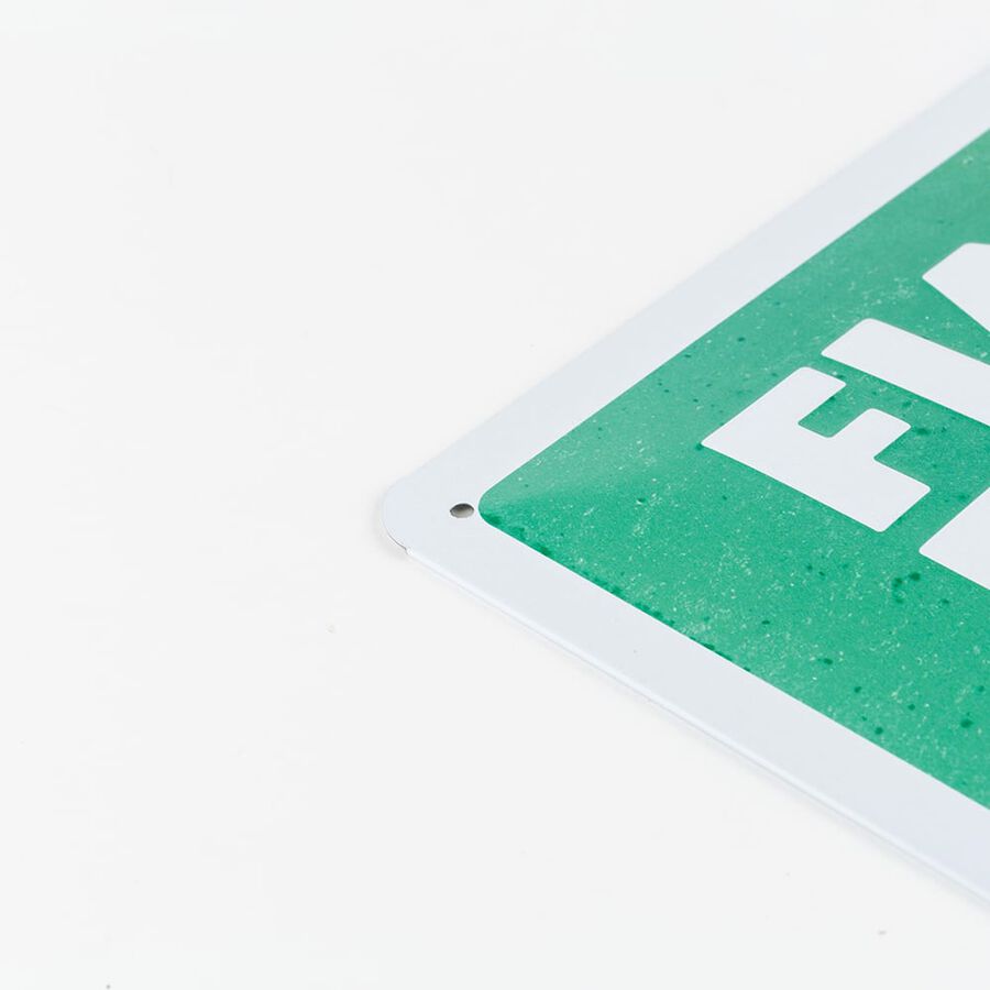 Placa de metal Fiat 500 Italian Colours 15x20cm