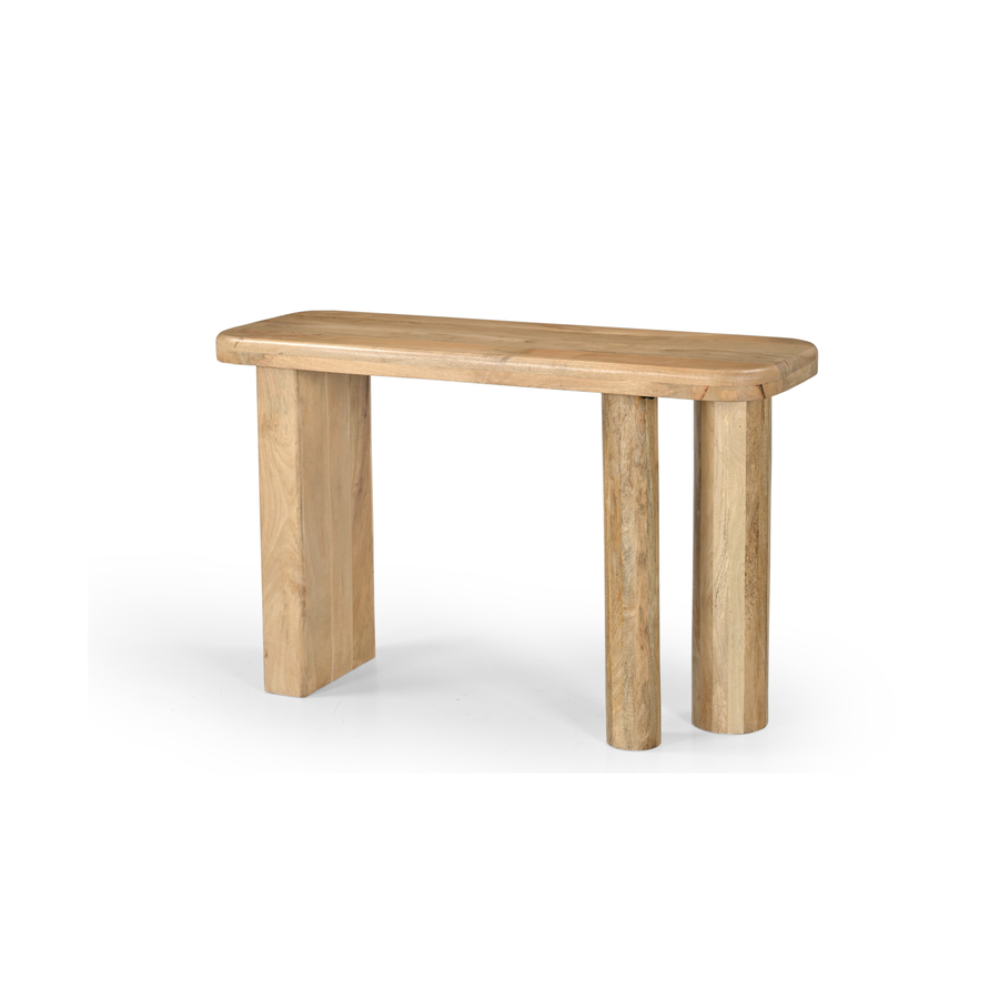 Consola de madera de mango Barlet 120x40x76cm Clau&Chloe