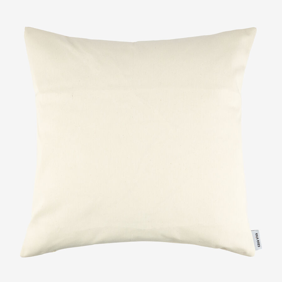 Funda de cojín blanca Detroit 45x45cm