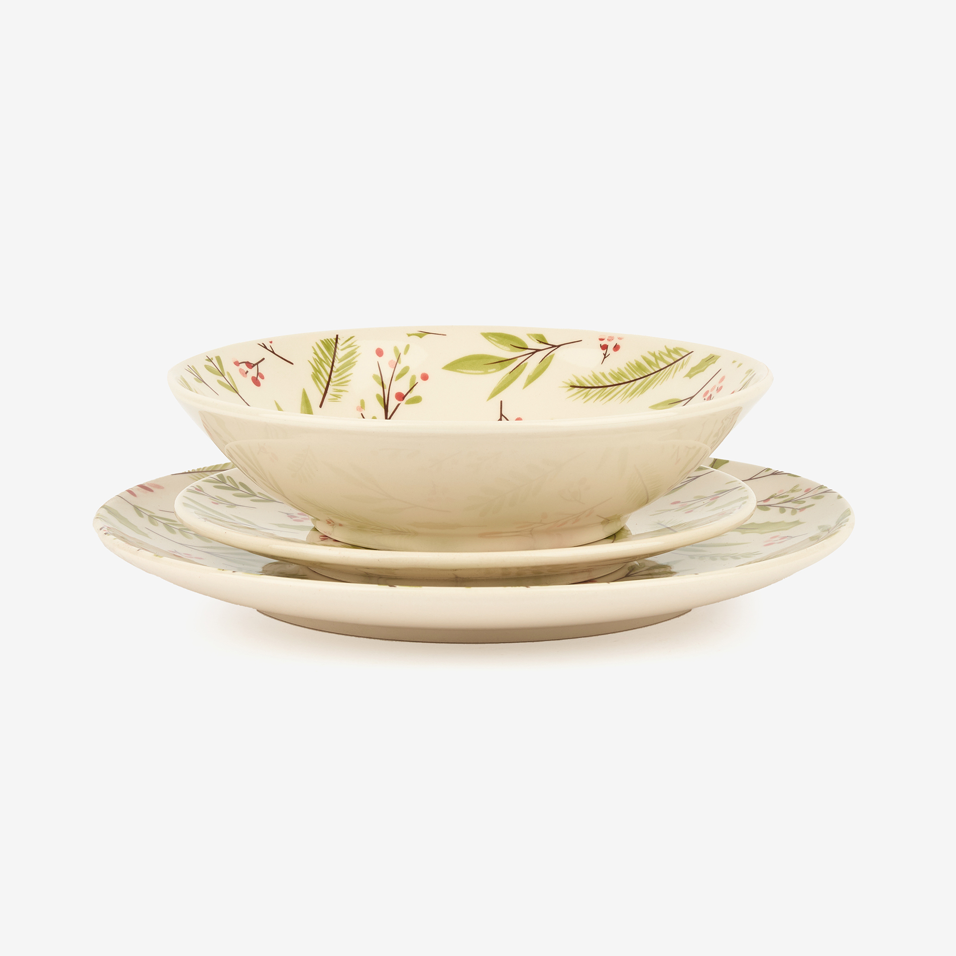 Vajilla de 18 piezas de gres Holly