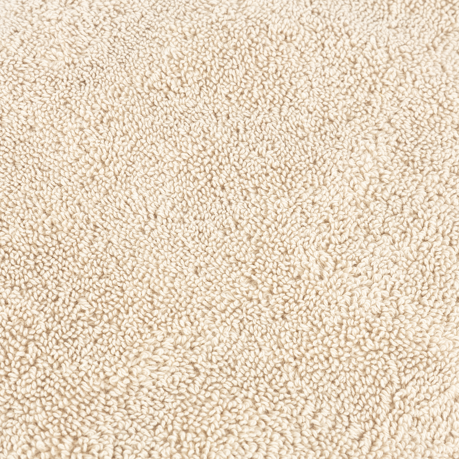 Alfombra de baño de algodón beige Vic 70x50cm
