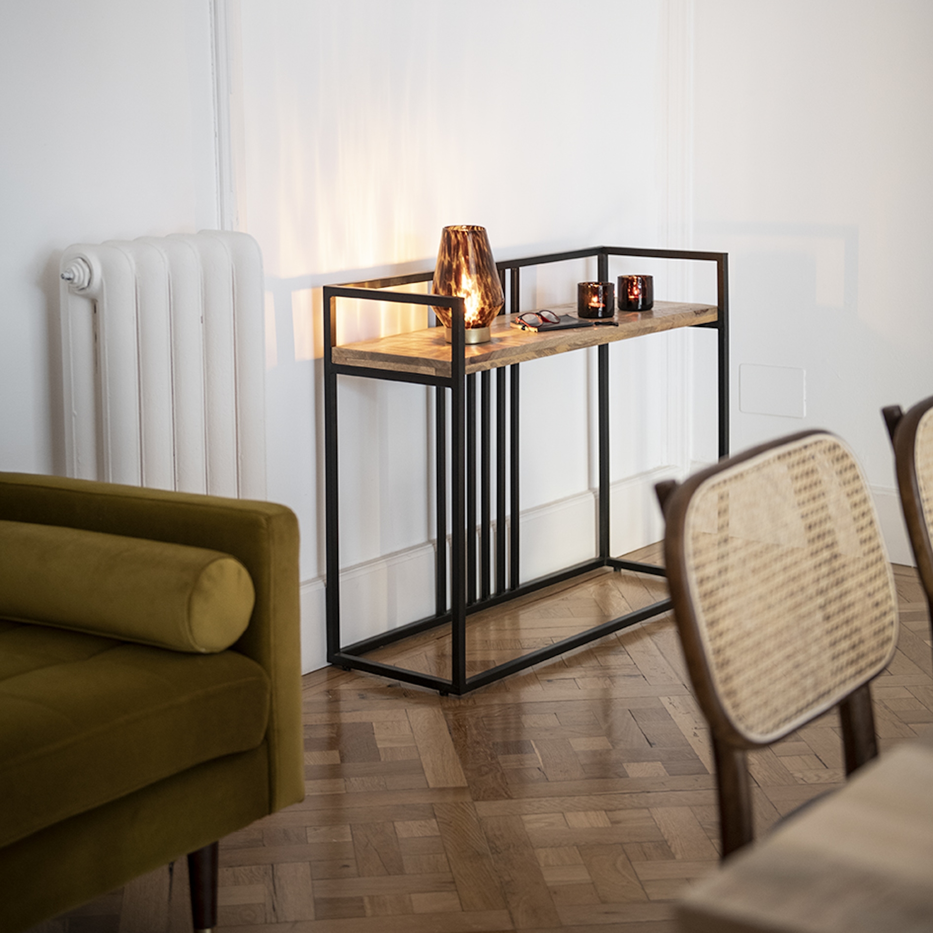 Consola de madera de mango Nashville 110x36x80cm Clau&Chloe