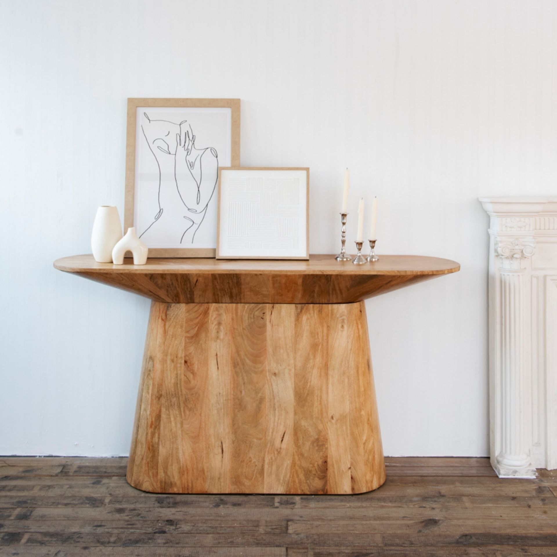 Consola de madera de mango Sidney 170x40x90cm Clau&Chloe