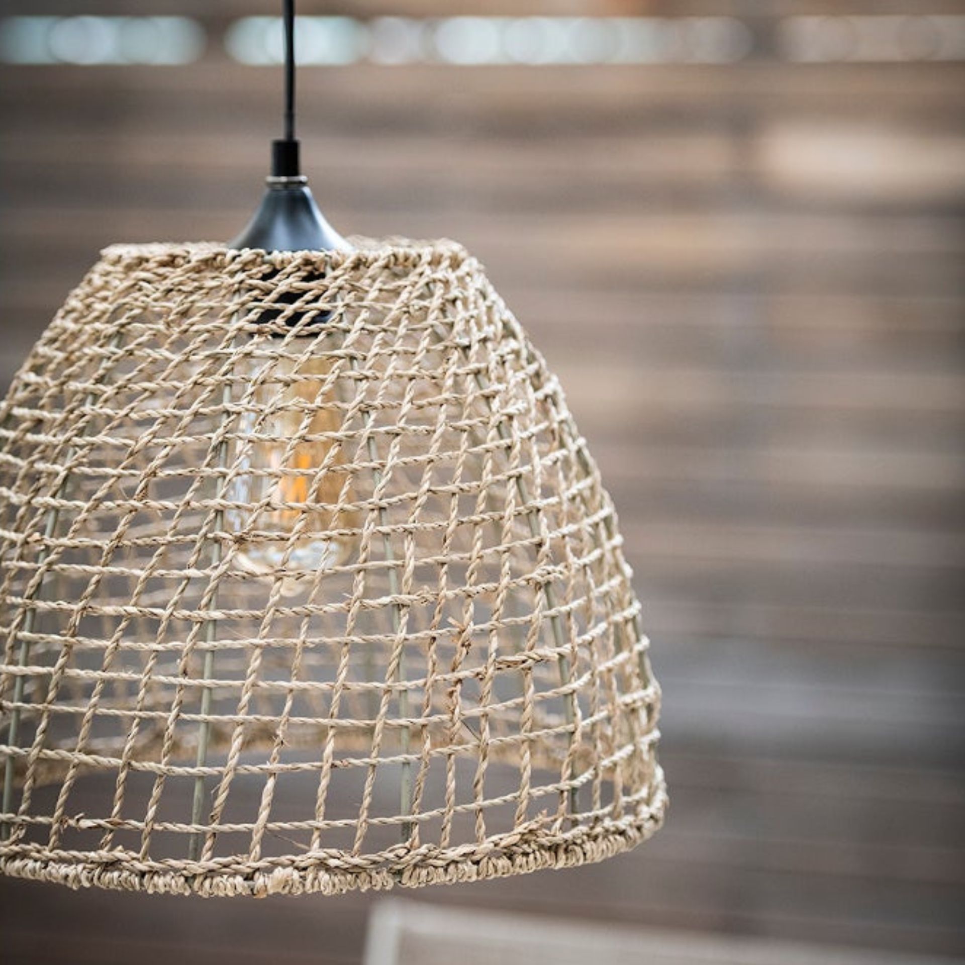 Lámpara de techo de cuerda 35x29cm