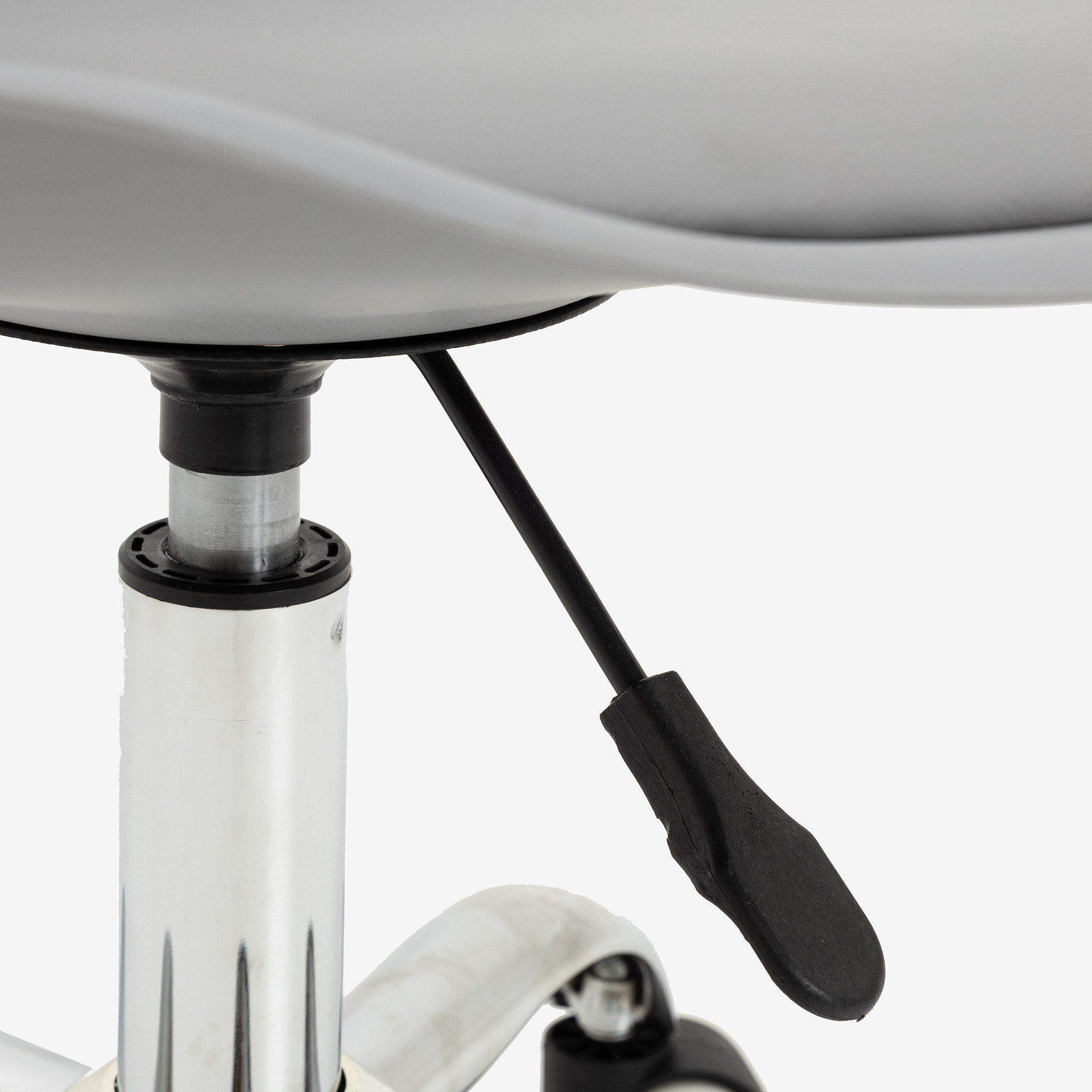 Silla oficina Tulip gris 48x55x45cm