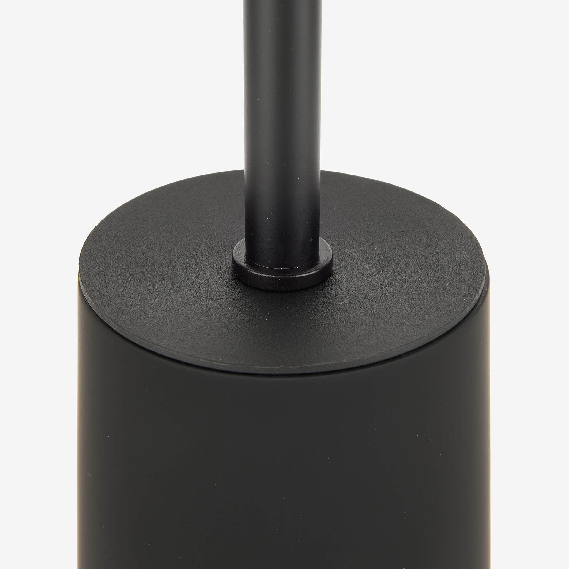 Escobillero negro de poliresina Carbon &Oslash;10x40cm