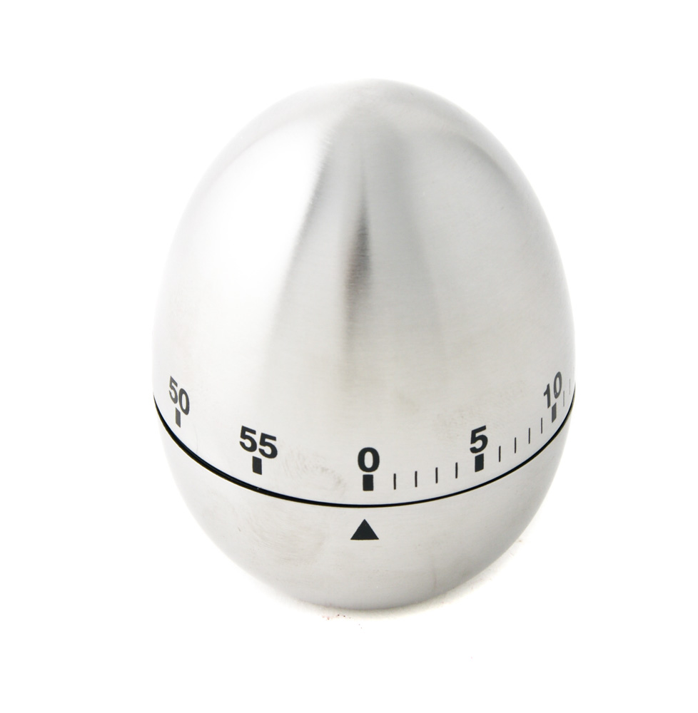 Minutero para la cocina Huevo de acero inoxidable 7,5cm
