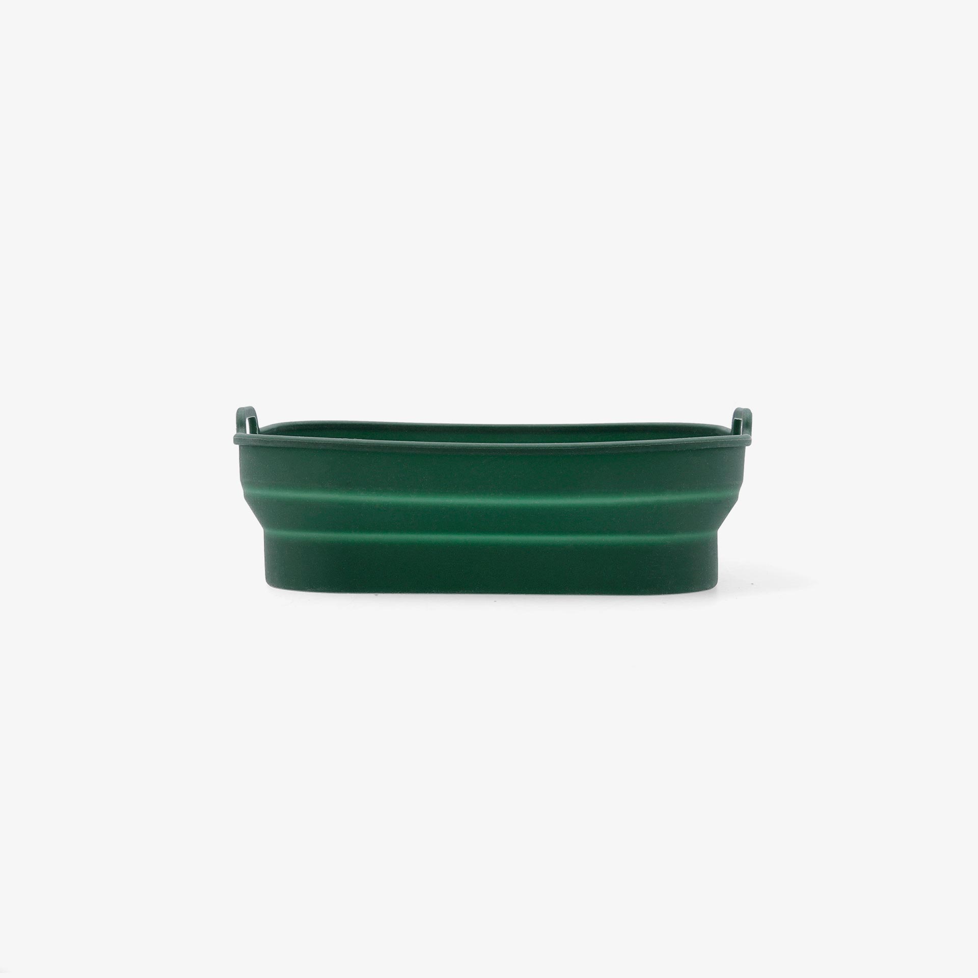 Cesta cuadrada de airfryer verde de silicona Terrae 20cm 