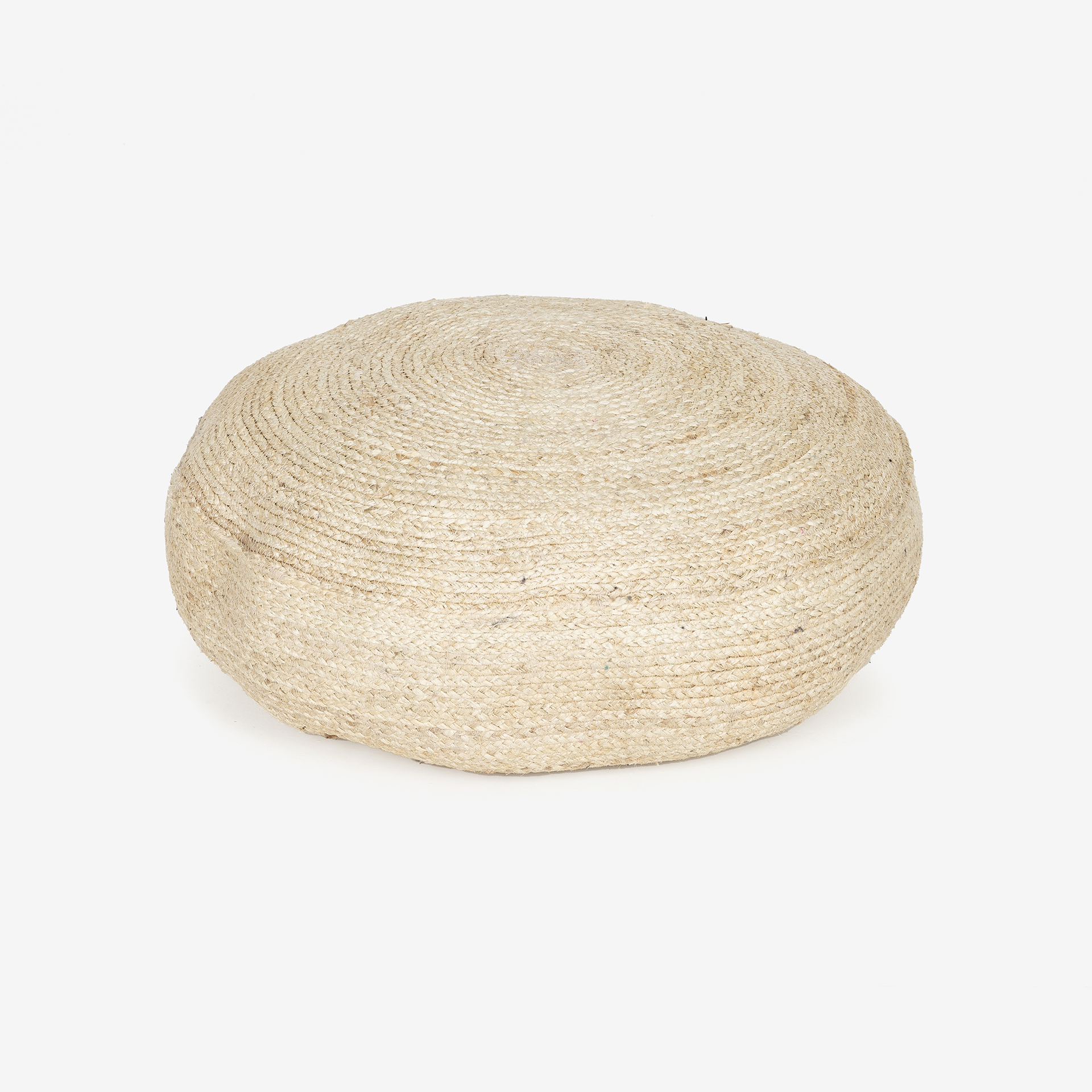 Puf de yute natural Ø60x25cm