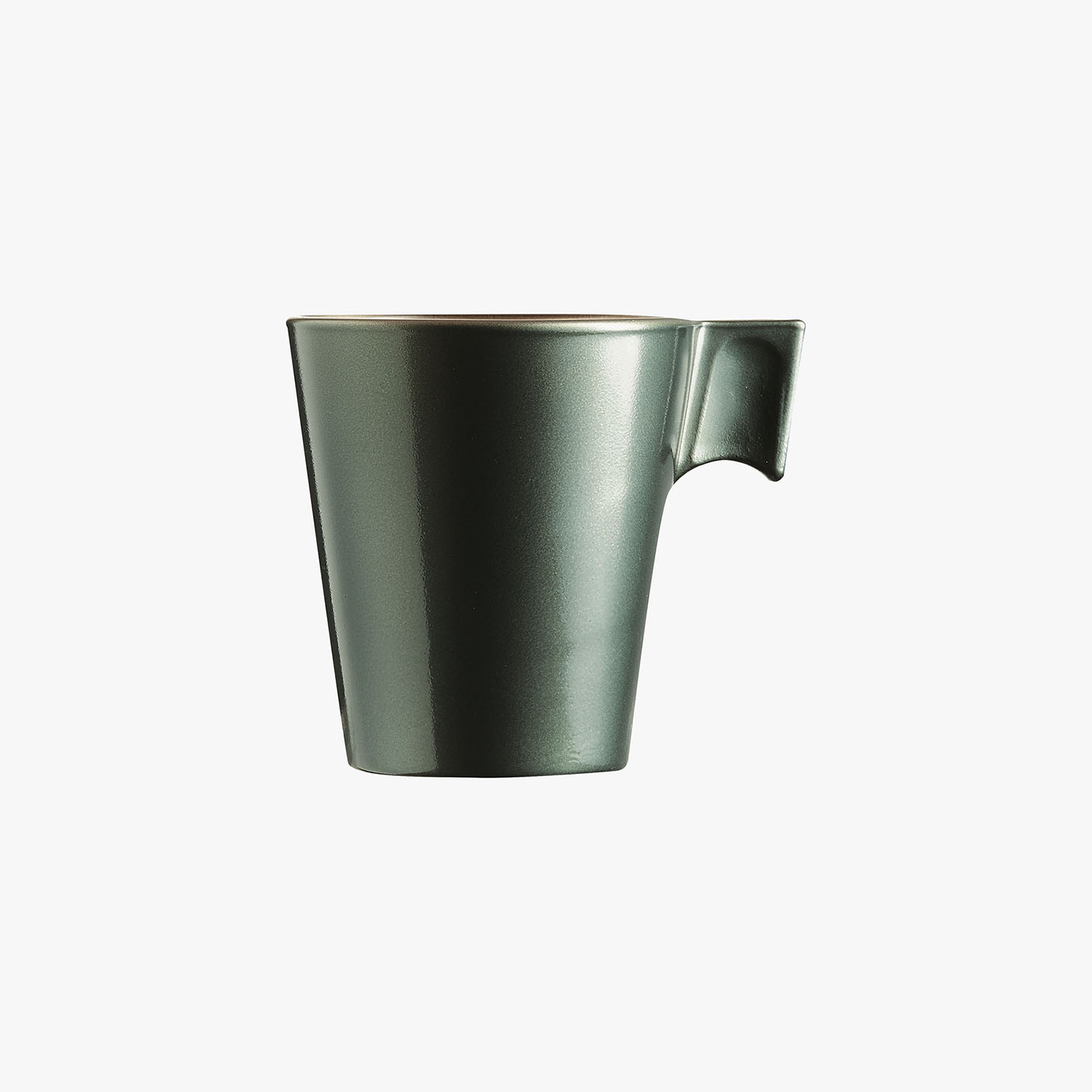 Taza de vidrio verde Flashy 8cl