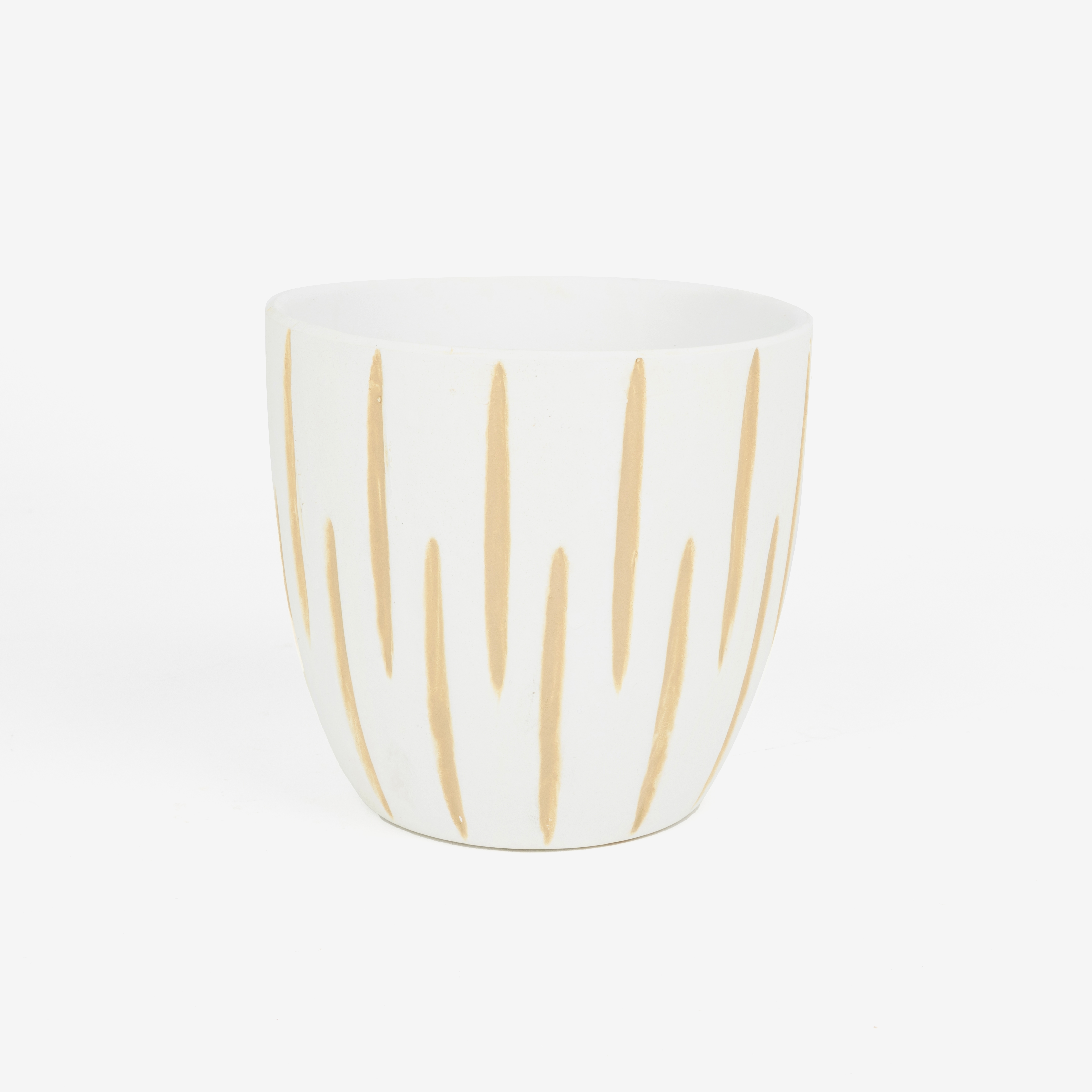 Macetero blanco en varios modelos Ø13cm