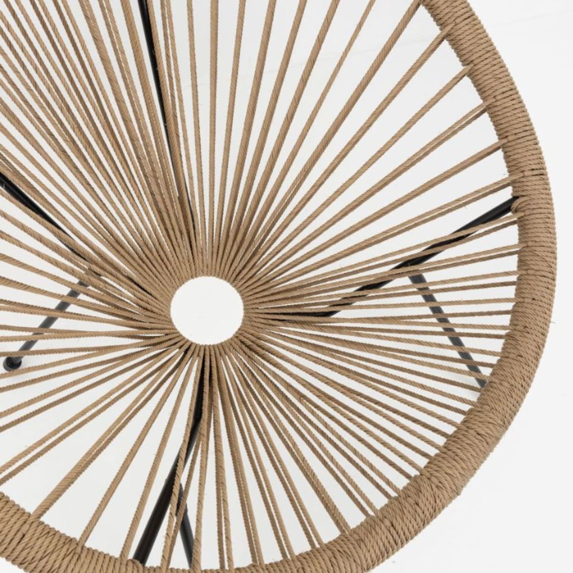 Silla para interior y exterior de rat&aacute;n sint&eacute;tico Acapulco 72x80x83cm