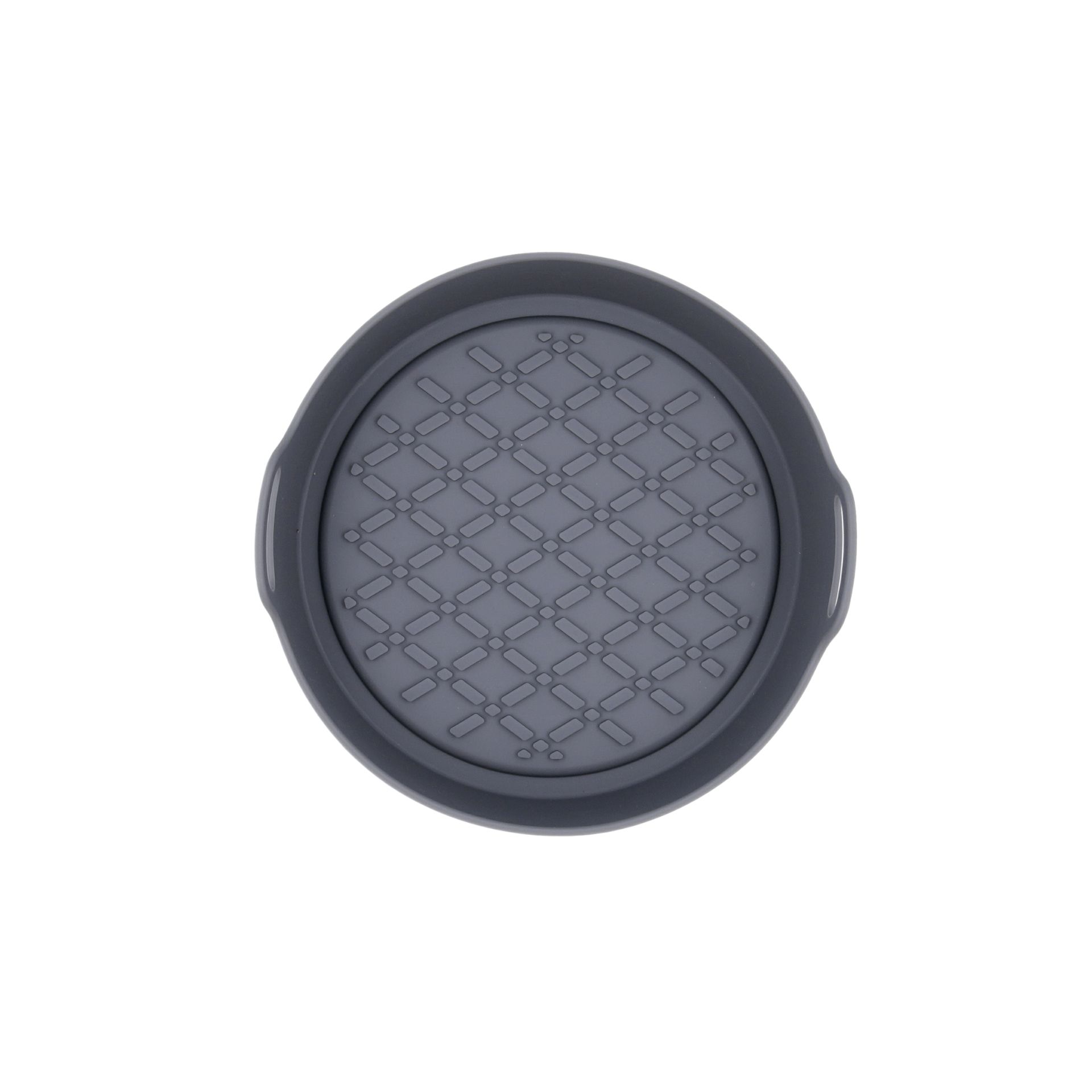 Cesta freidora de silicona gris Ø18x8cm