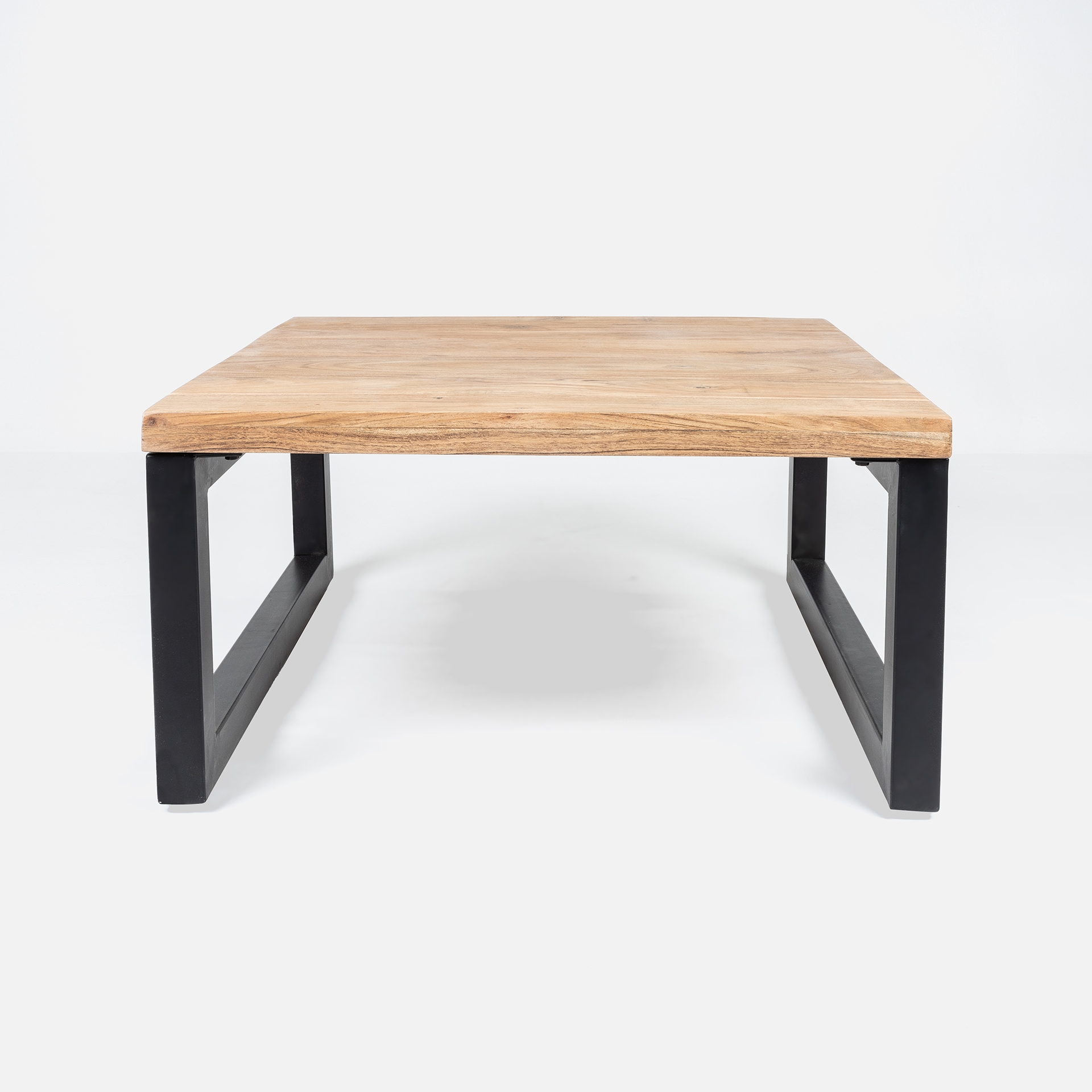 Mesa de centro de madera Gante de acacia 80x80x40cm
