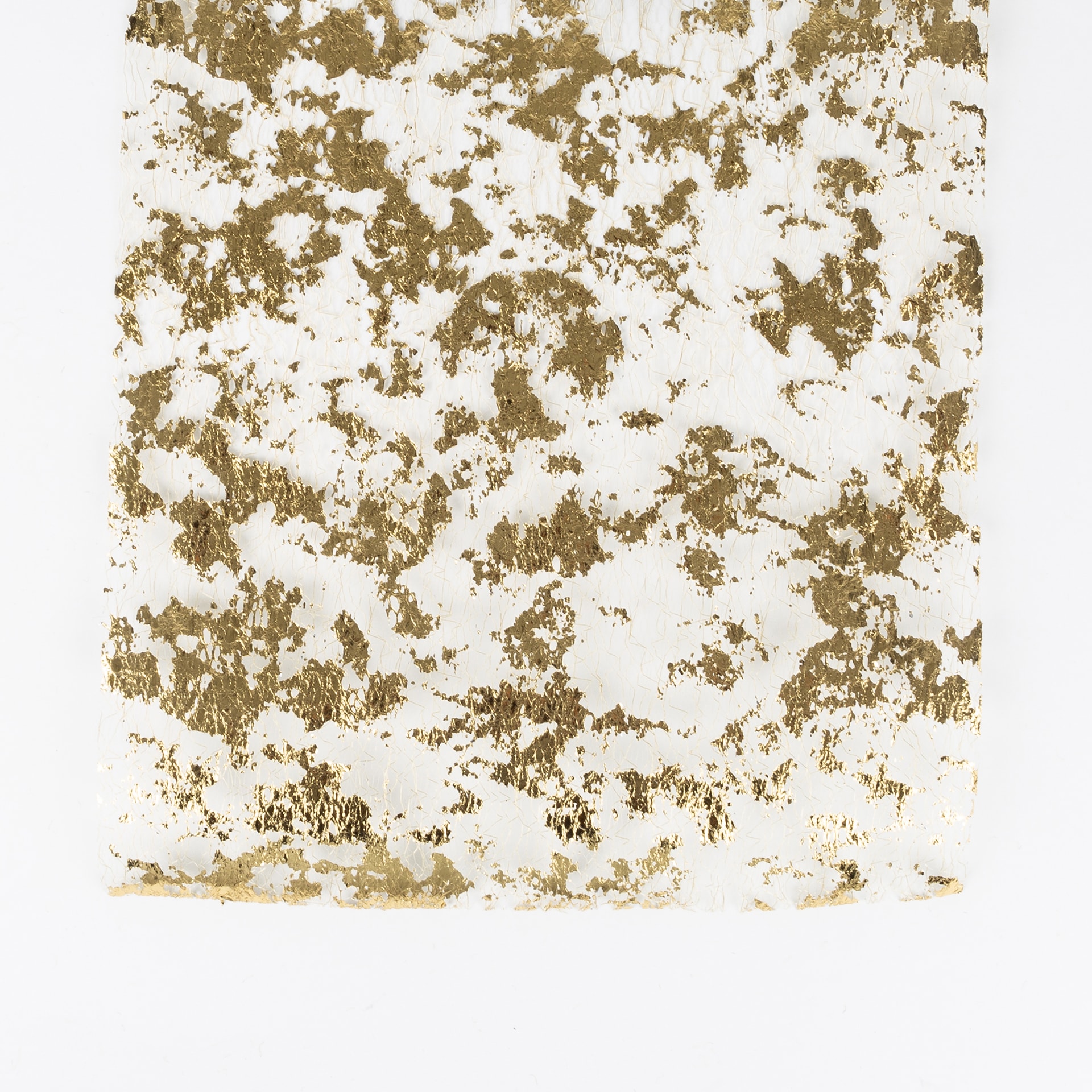 Camino de mesa de polyester dorado 5m