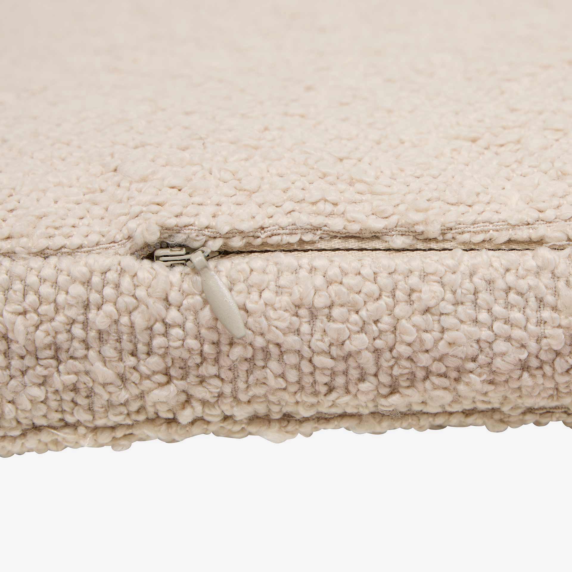 Cojin para silla de jard&iacute;n con velcro beige Soreya 40x40cm