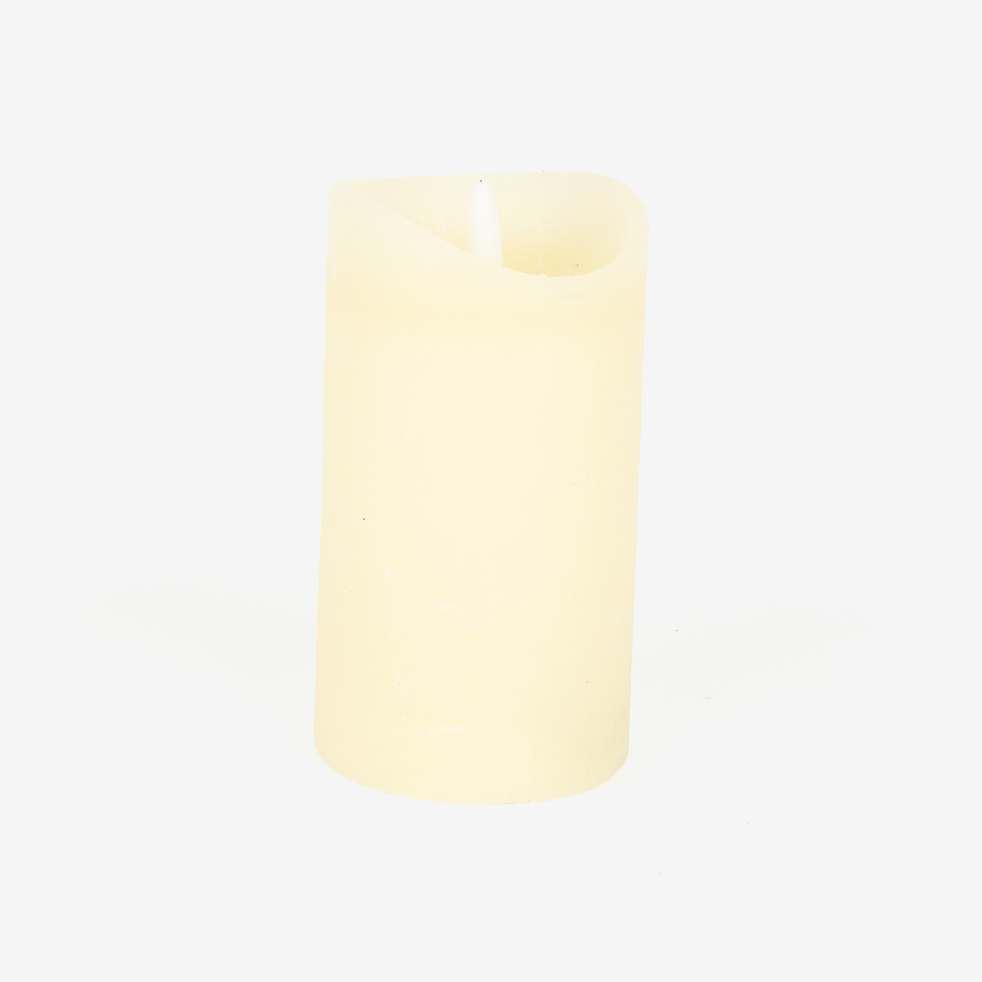 Vela LED crema 7x12,5cm