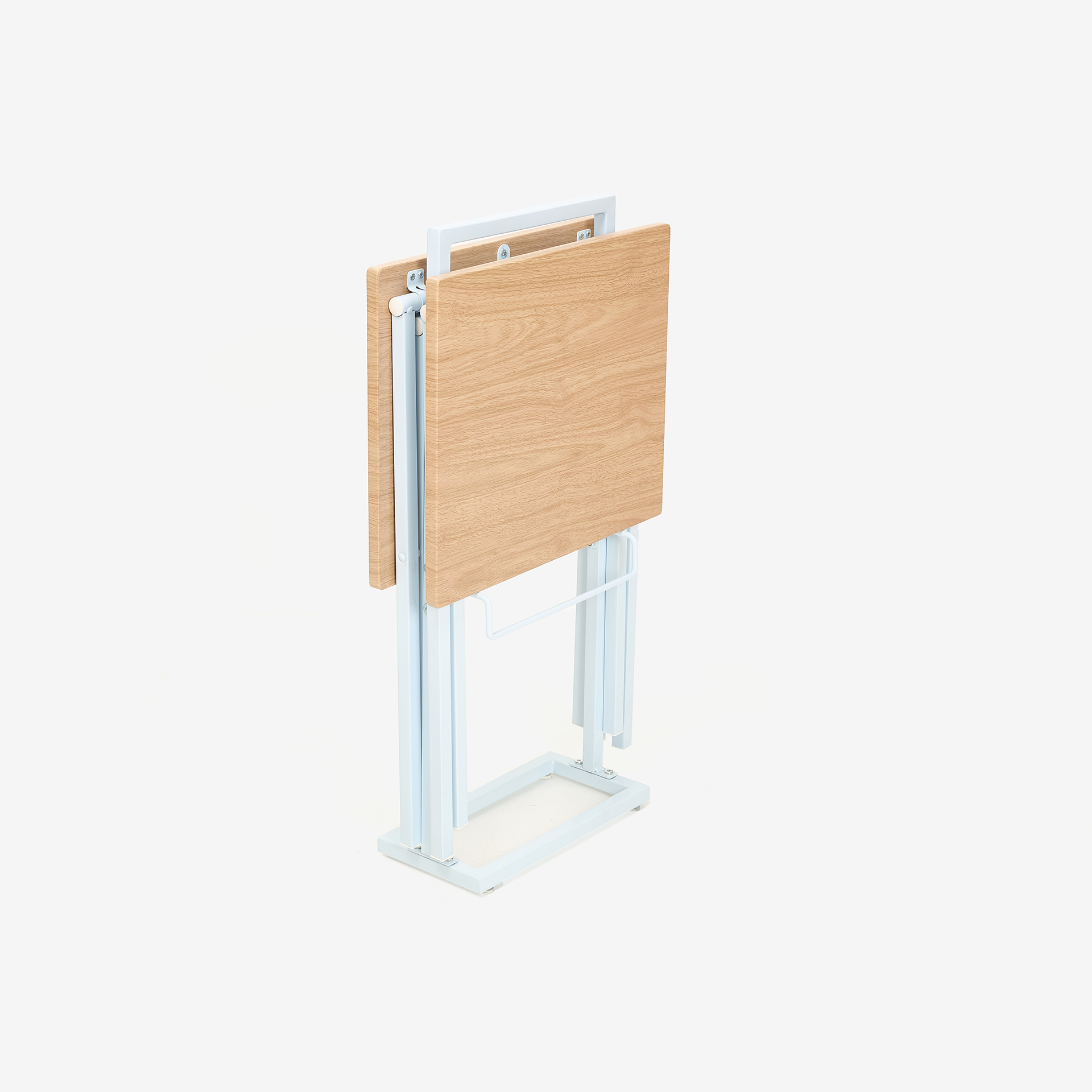 Set de 2 mesas auxiliares plegables 40x33x51cm