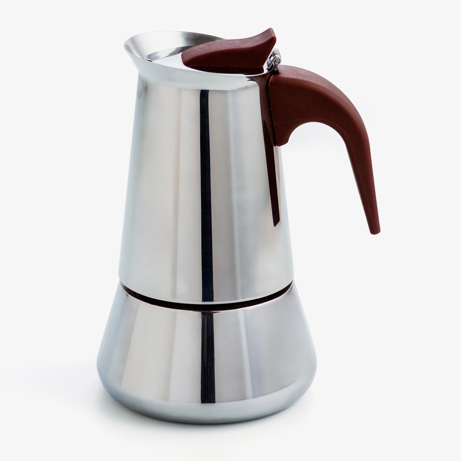Cafetera para 4 tazas de acero in&oacute;xidable Siero
