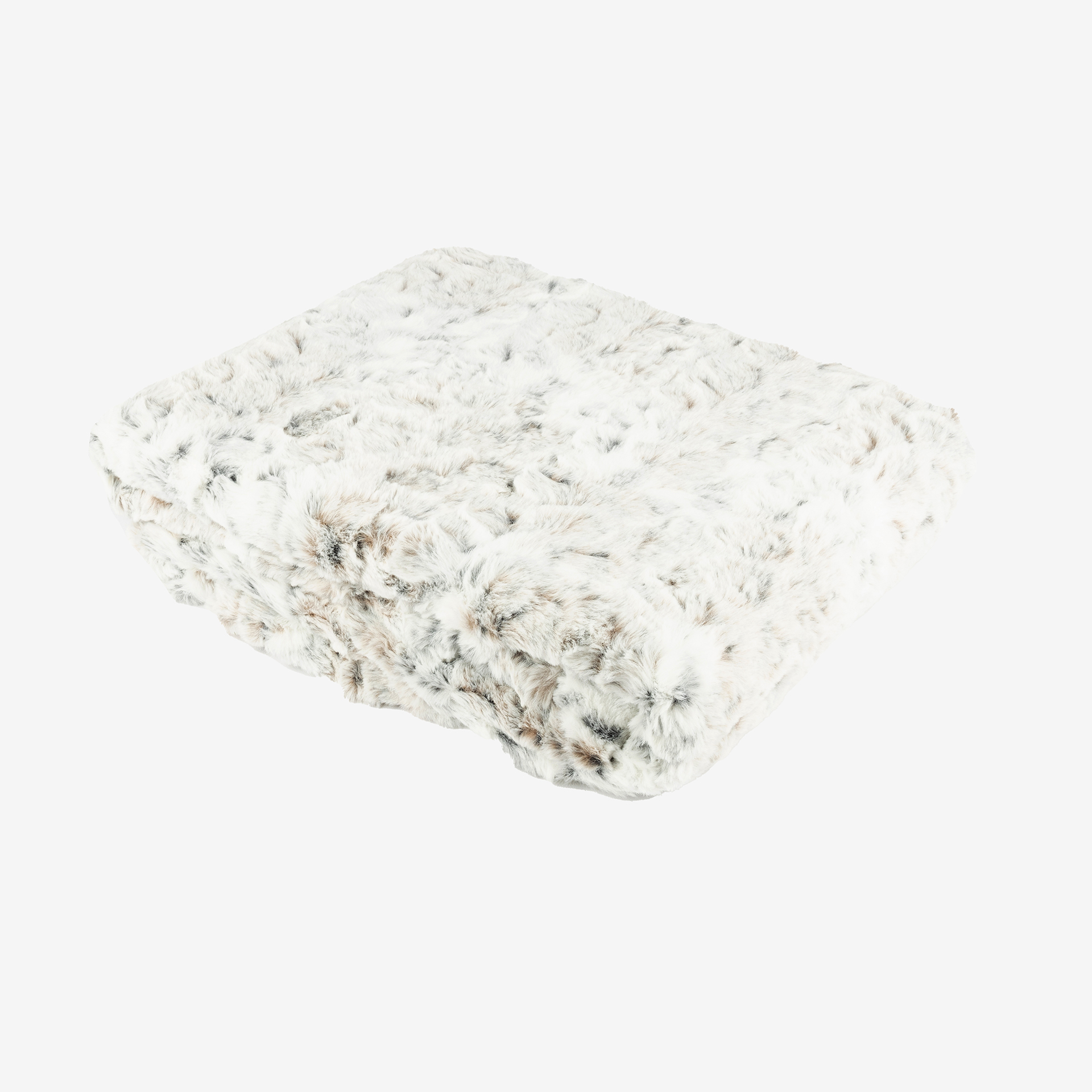 Manta de pelo estampado leopardo de las nieves 130x150cm