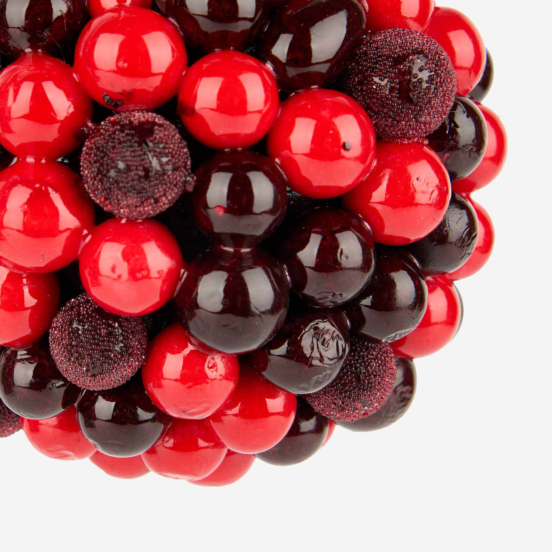 Bola decorativa de &aacute;rbol frutos rojos &Oslash;10cm
