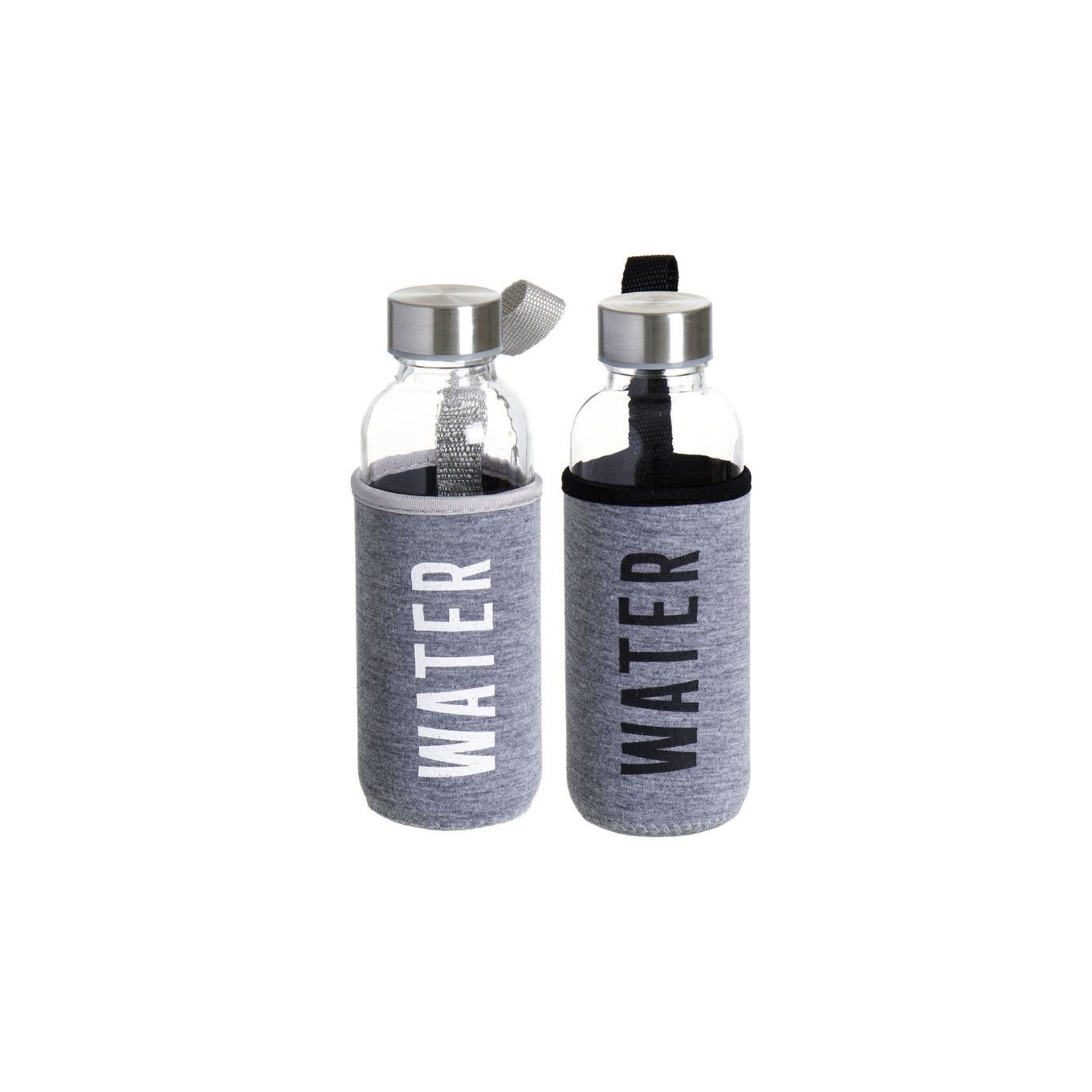 Botella de cristal con funda 40cl en varios modelos