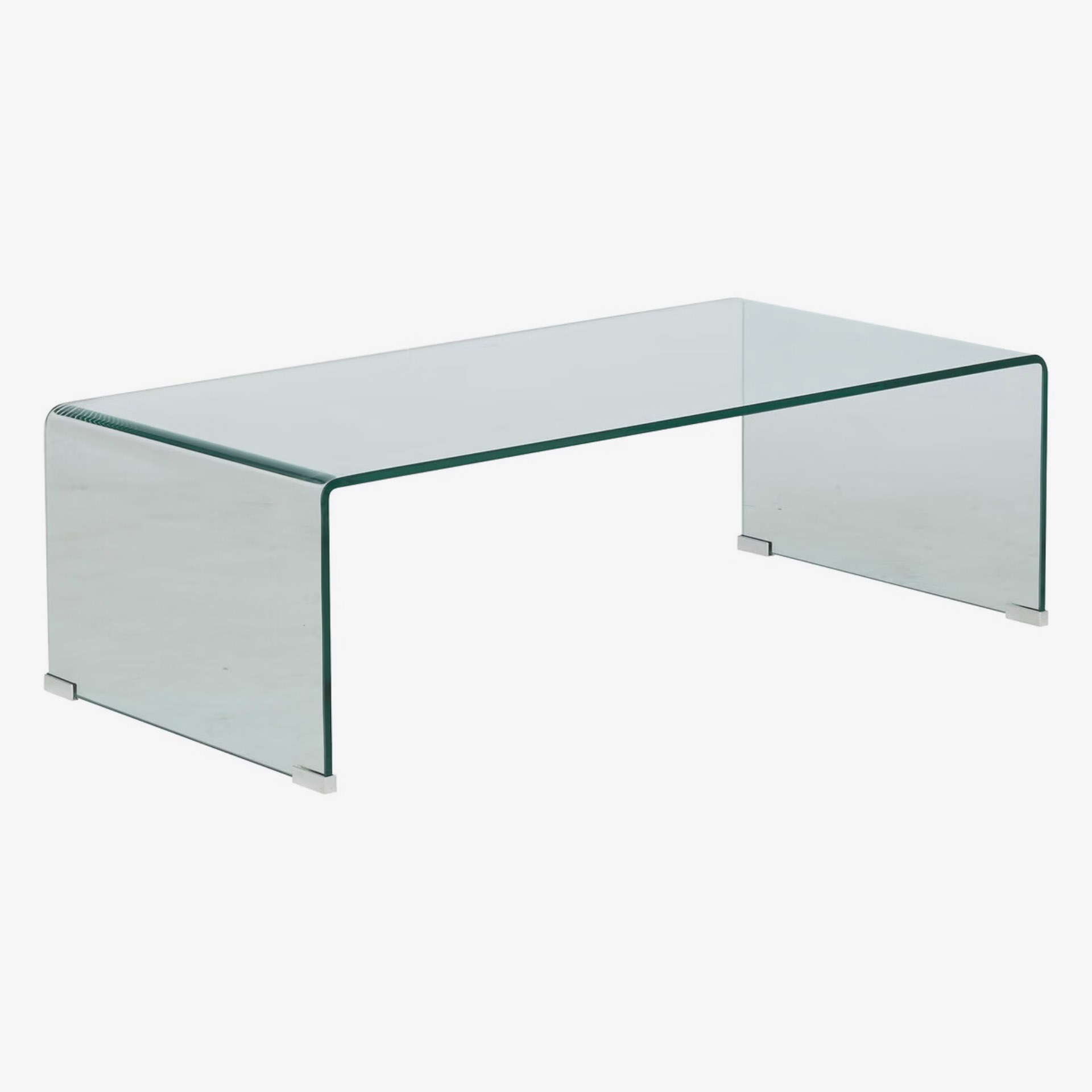 Mesa de centro de vidrio Xalen 110x55x38cm 
