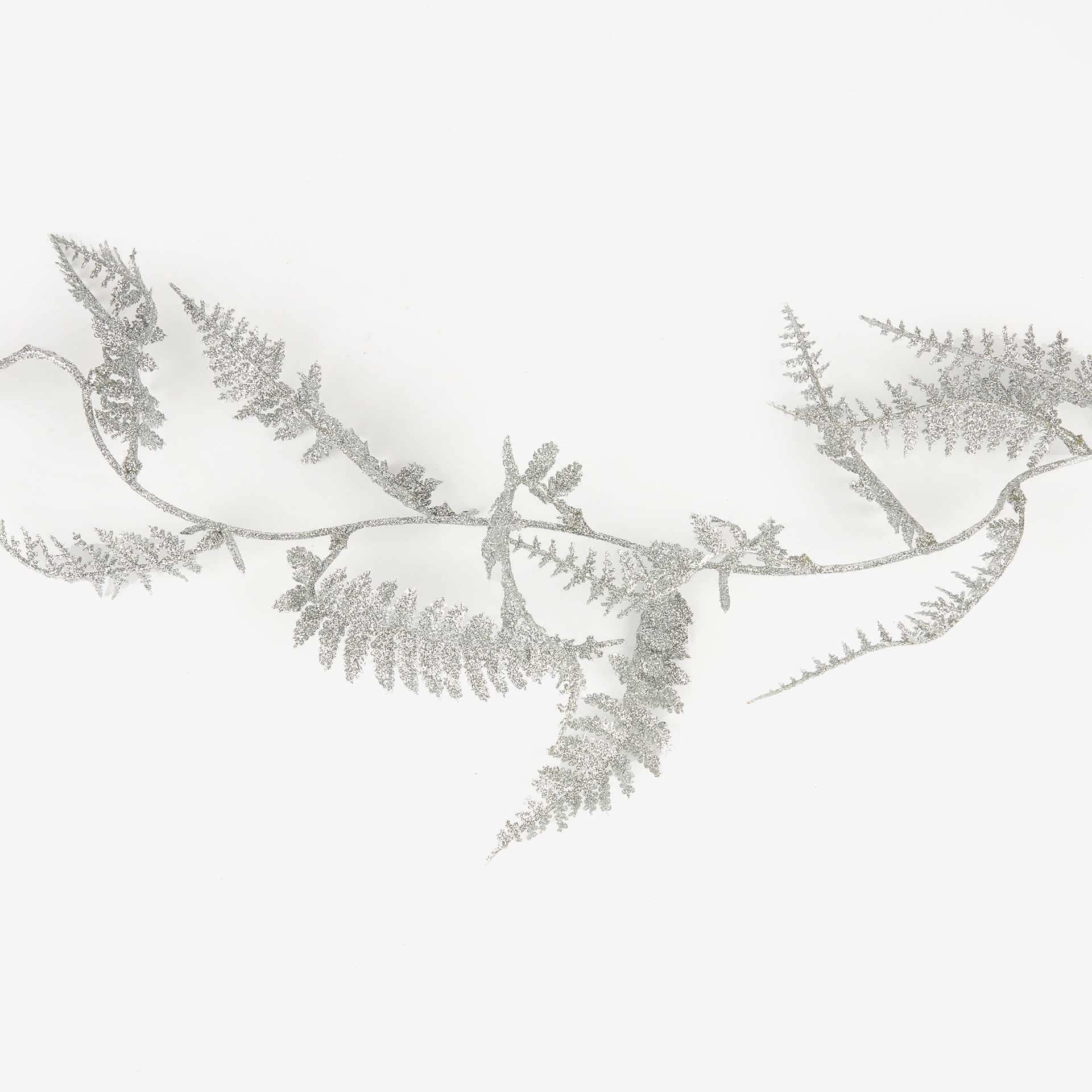 Guirnalda para árbol de hojas plateadas 180cm