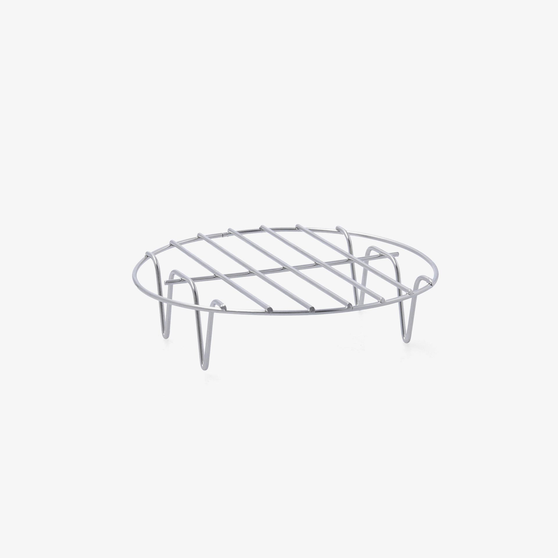 Grill de acero inoxidable Natural 17,5x5cm
