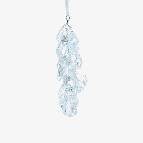 Decoraci&oacute;n de &aacute;rbol de Navidad de l&aacute;grimas de cristal 15cm