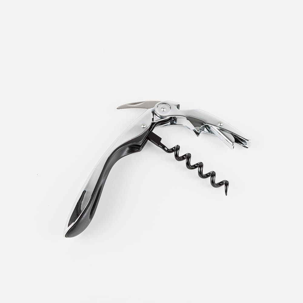 Set deluxe plateado para vino