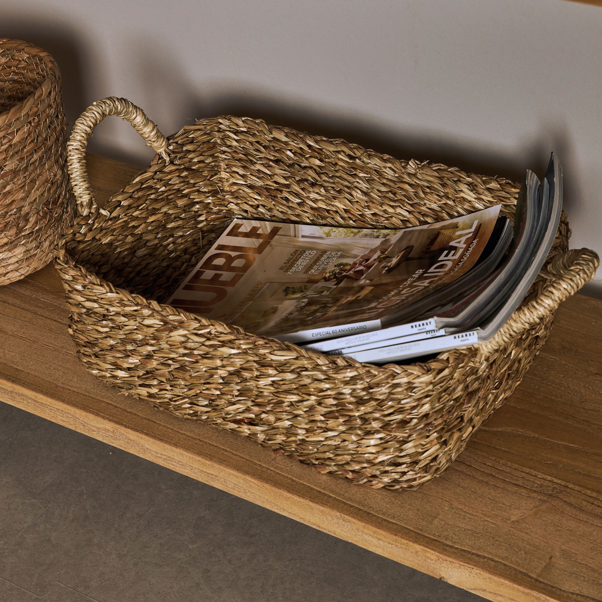 Cesta de mimbre Typha 35x25x16cm