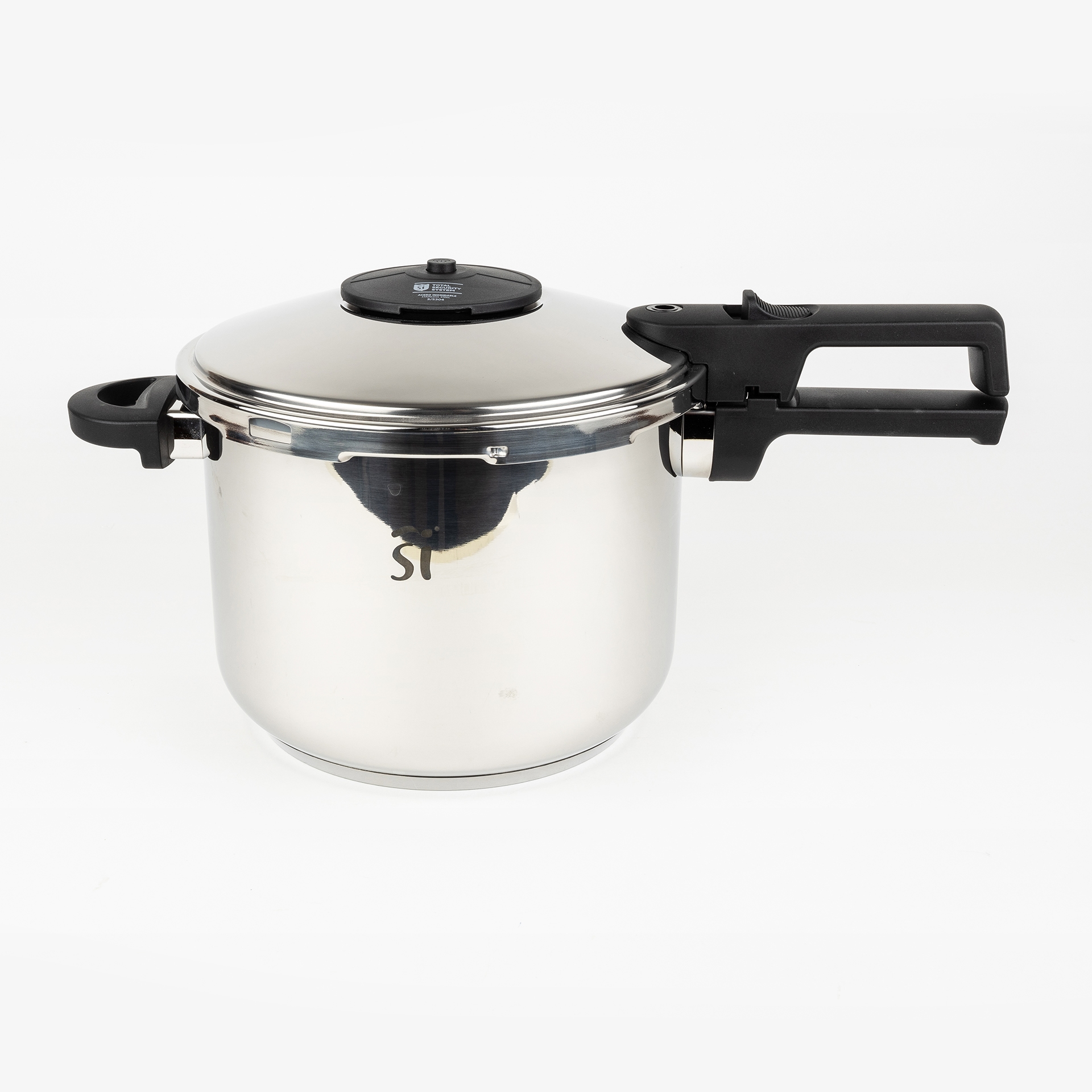 Olla a presi&oacute;n de acero inoxidable Creta, 6L