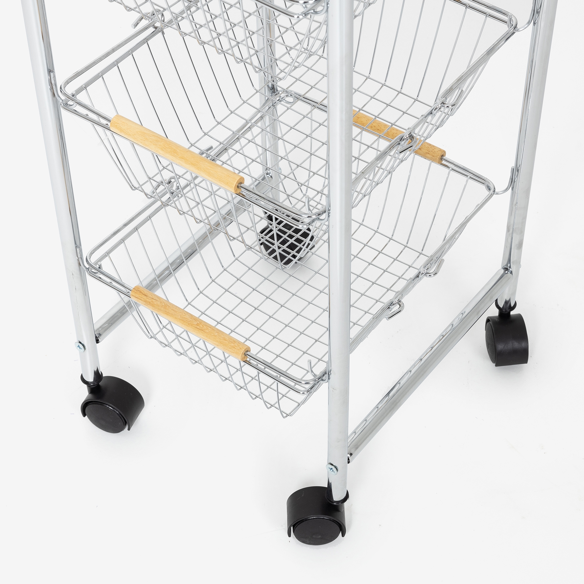 Carro de cocina de acero inoxidable Ammon 28x27x87cm