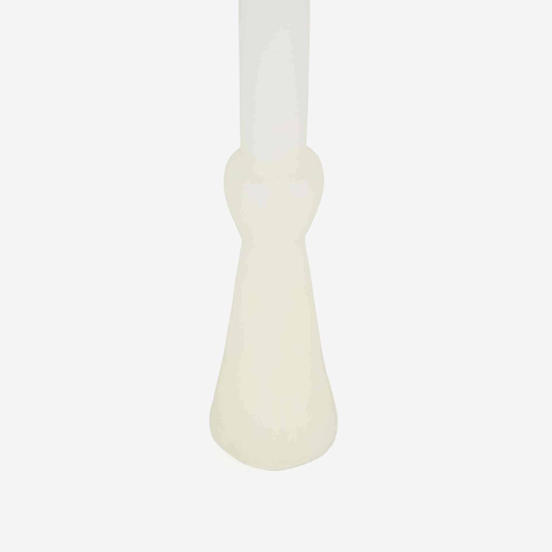 Vela de cera parafina blanca 25x5cm