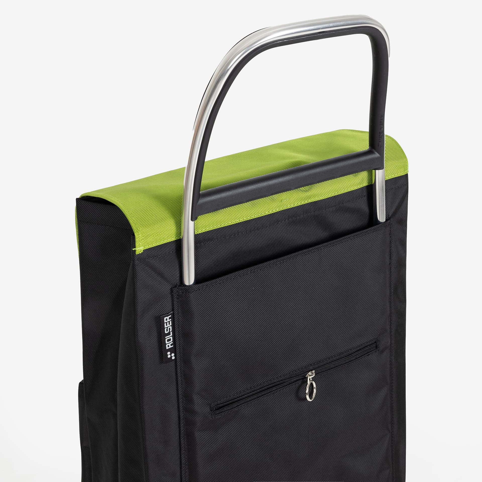 Carro para la compra negro/lima 4r Termo Fresh