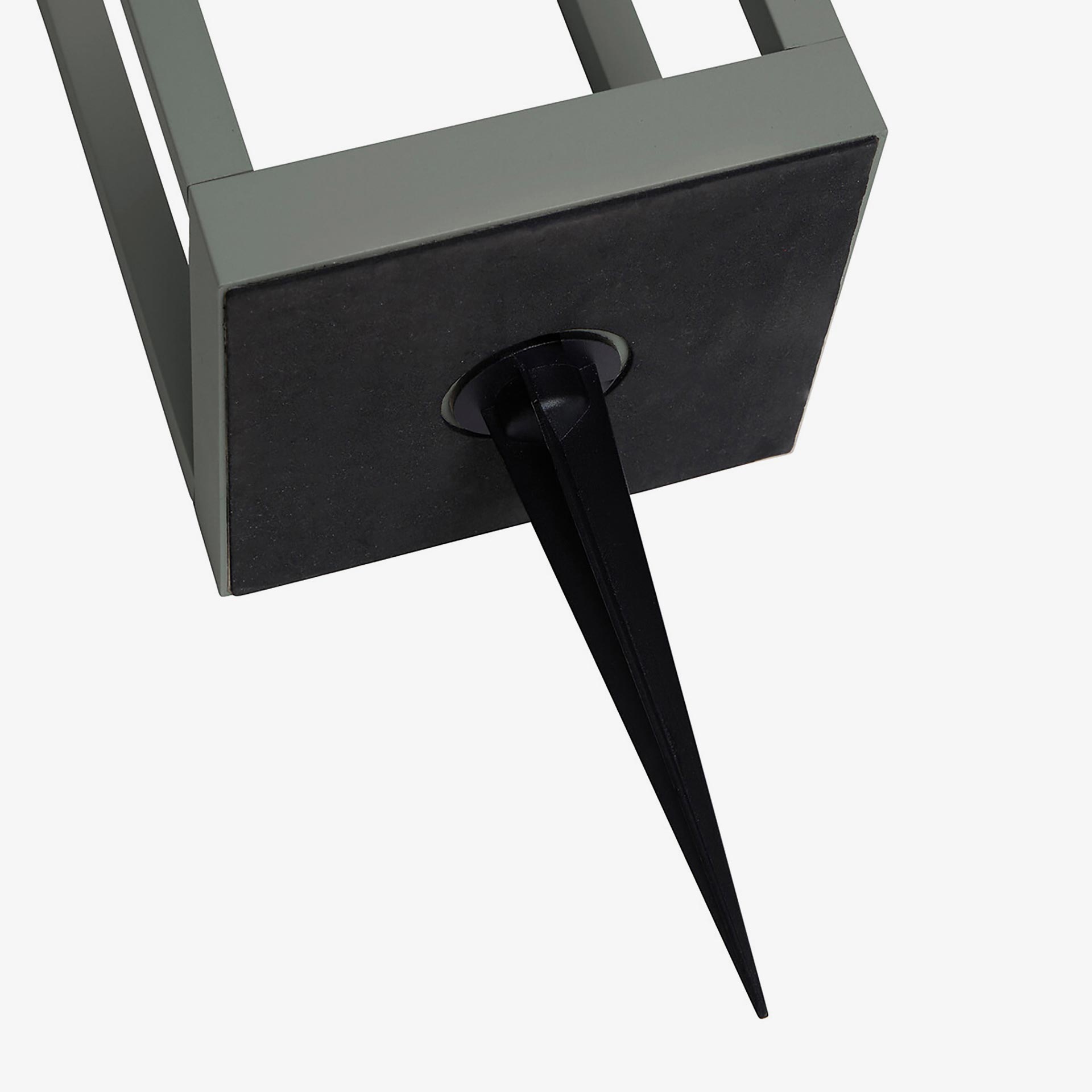 Farol solar para jard&iacute;n de aluminio verde Pirox 40cm