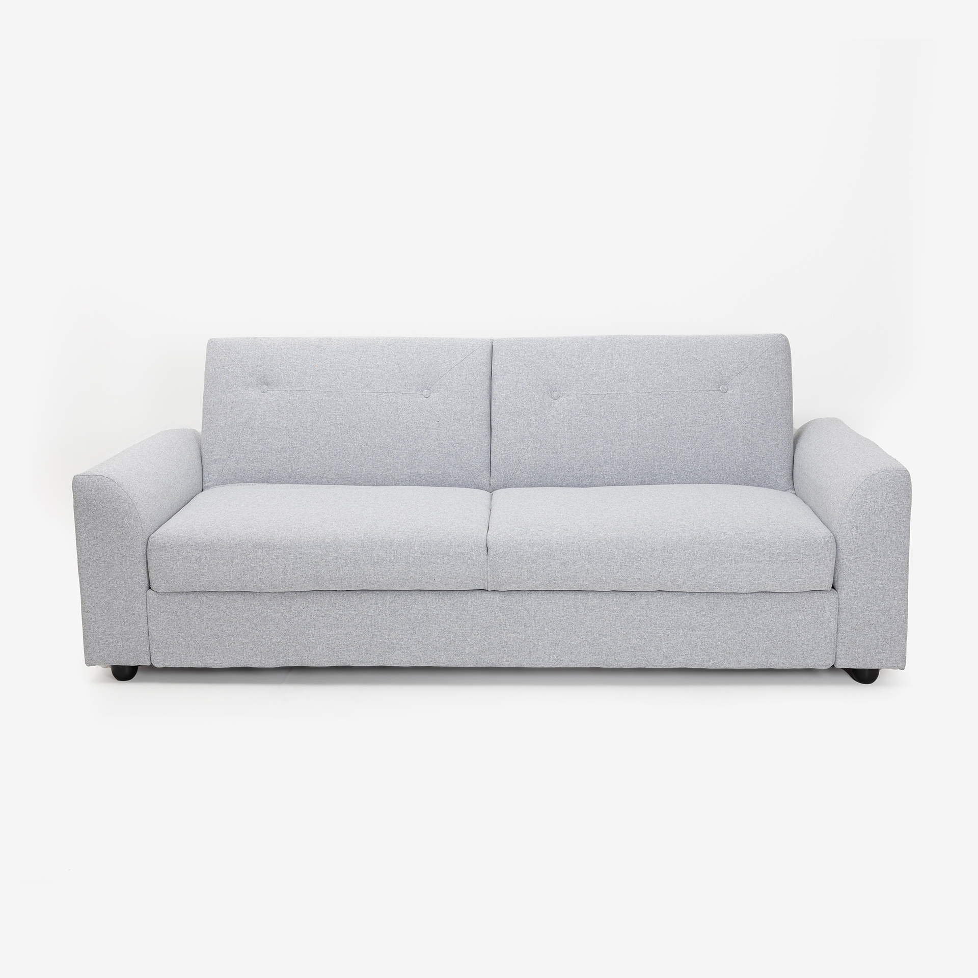 Sofá cama de 3 plazas gris Barita 216x85x85cm