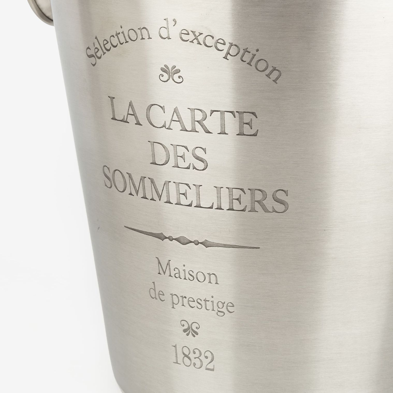 Cubitera enfriadora de metal cromada Ø21,5x23,5cm