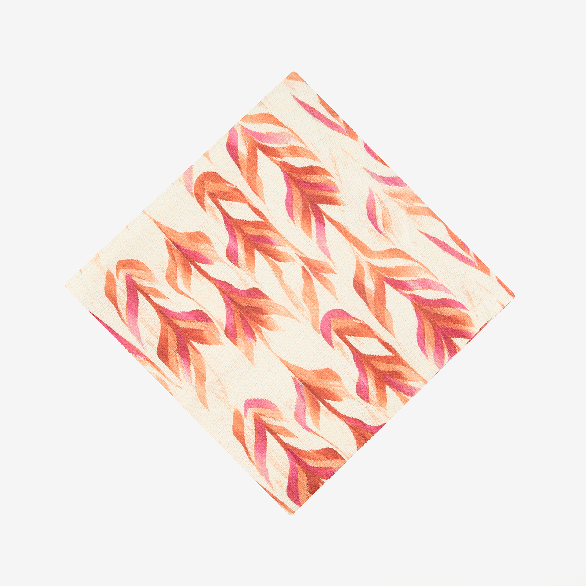 Funda de cojín de algodón cuadrada rosa Arce 45x45cm