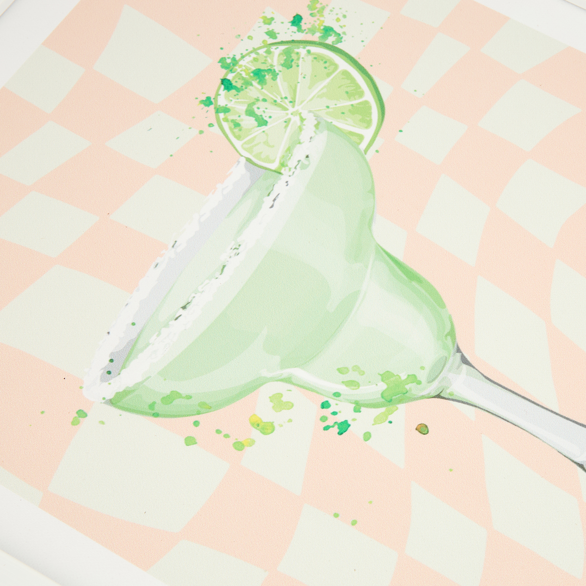 Cuadro con marco y cristal Margarita 30x40cm