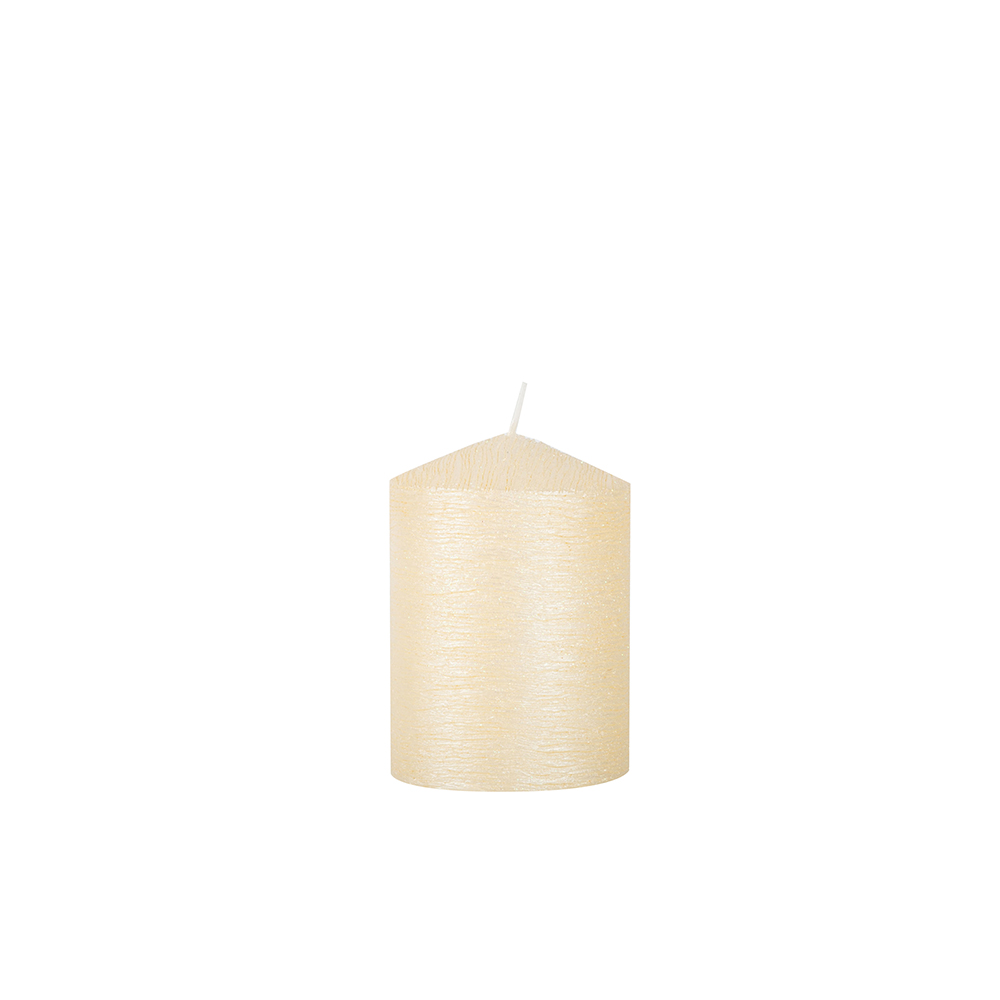 Vela decorativa crema Pilar 10cm